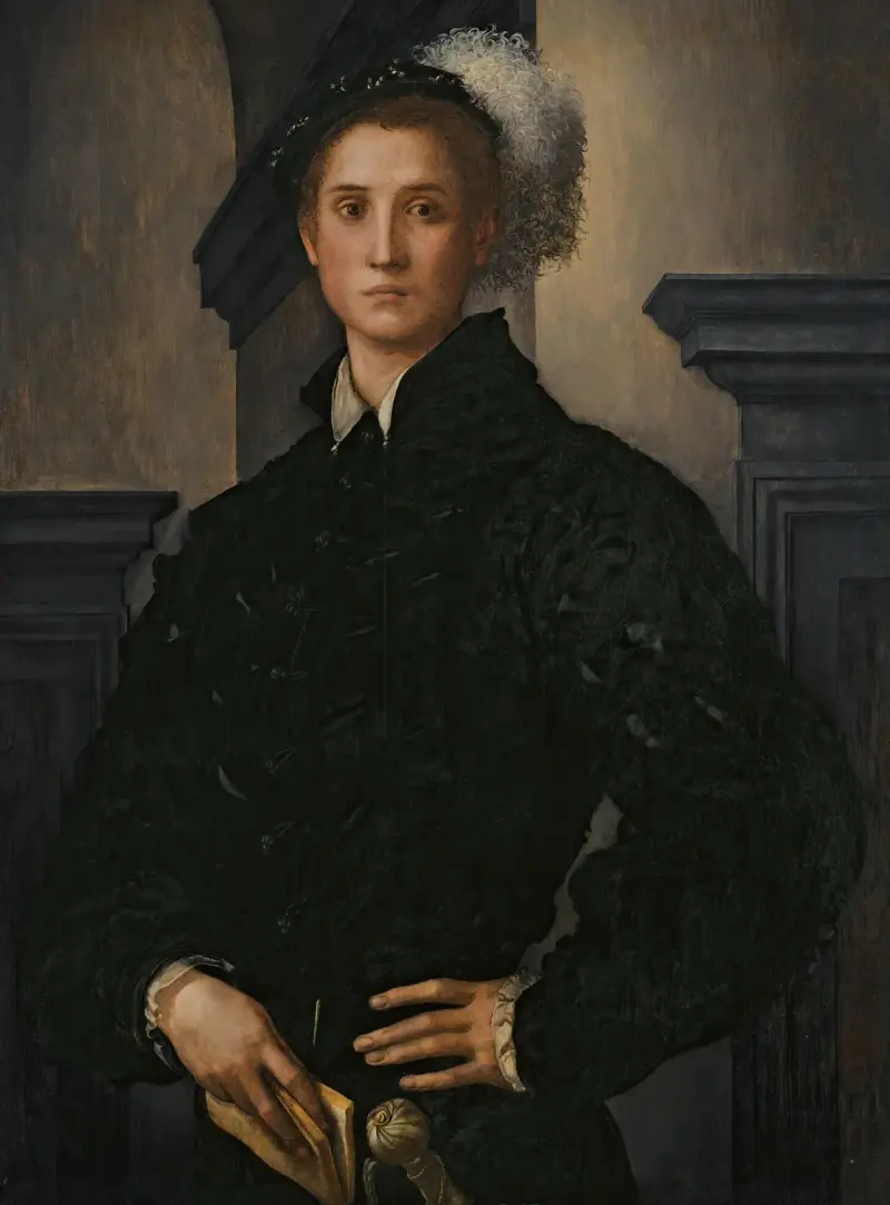 Portrait Of Cosimo I De Medici av Pontormo (Jacopo Carucci)