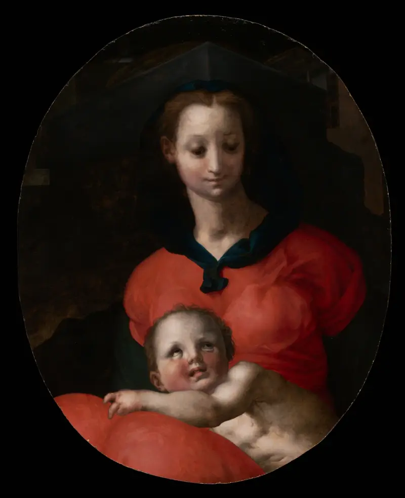 Virgin and Child, known as the Madonna del Libro av Pontormo (Jacopo Carucci)