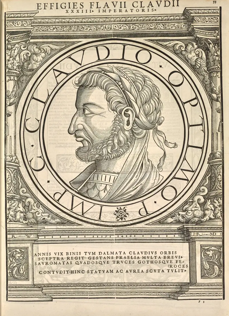Claudius Gothicus av Jacopo Strada