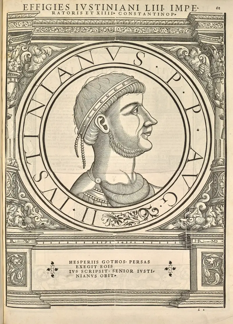 Justinián I., Jacopo Strada