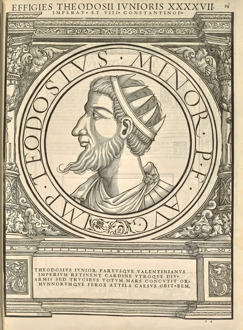 Theodosius II. (der Kalligraph) von Jacopo Strada