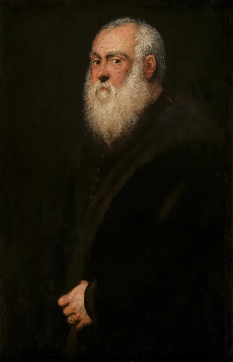Mężczyzna z białą brodą, Jacopo Tintoretto