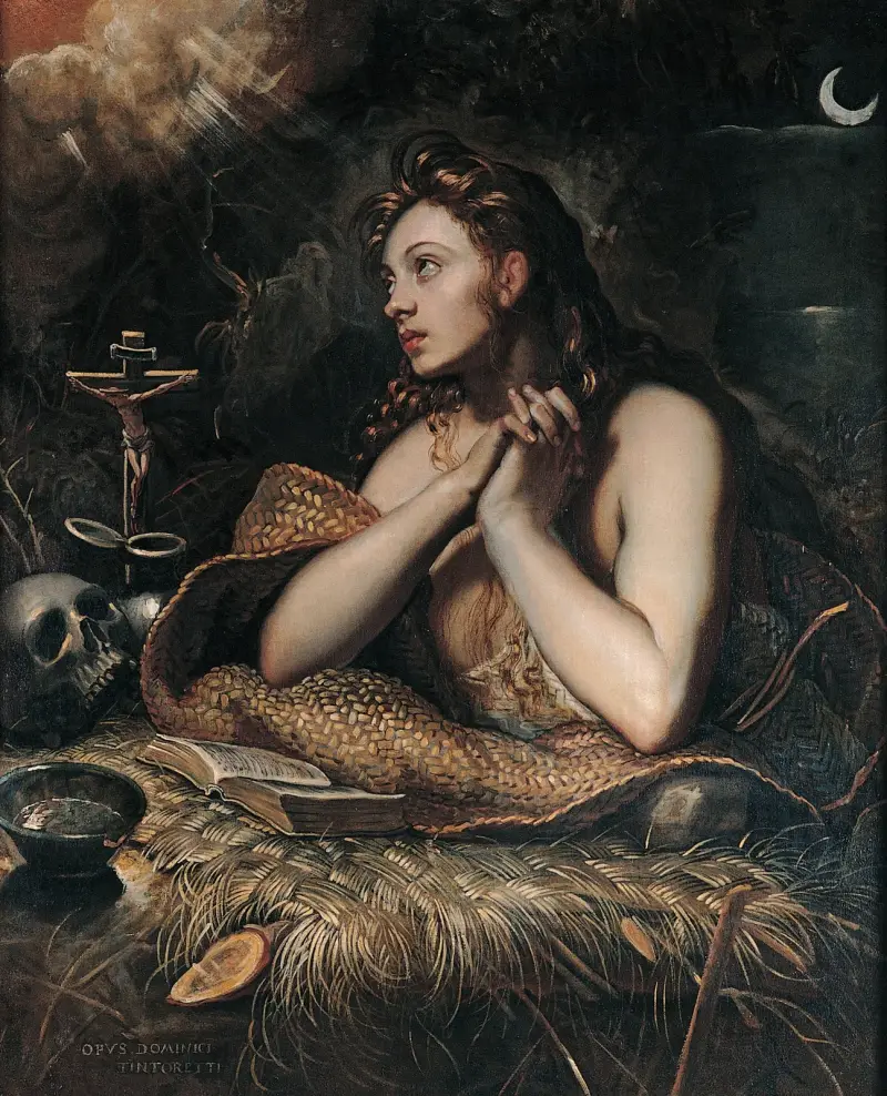 Botfärdiga Magdalena av Jacopo Tintoretto