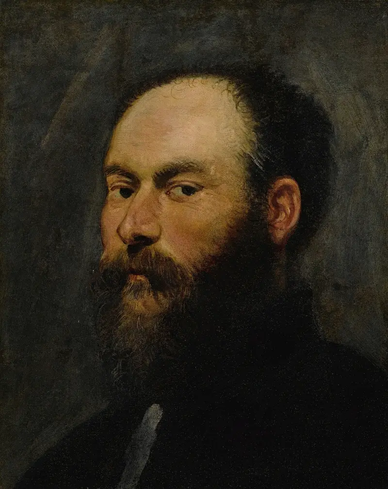 Portrait Of A Man – nr 1 av Jacopo Tintoretto