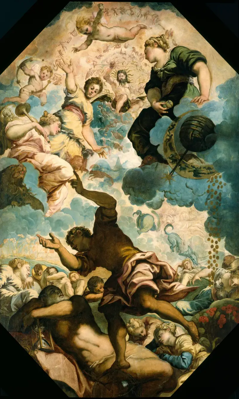 Männens drömmar av Jacopo Tintoretto
