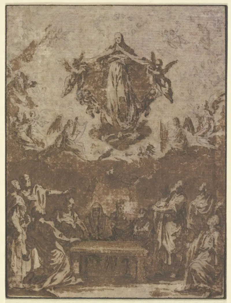 Marie himmelsfärd av Jacques Callot