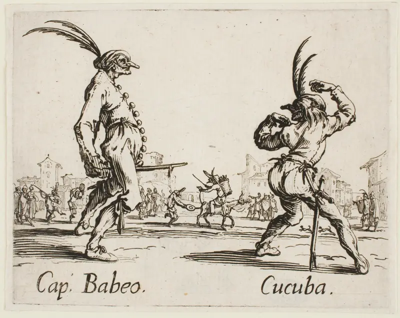 Cap. Babeo and Cucuba av Jacques Callot
