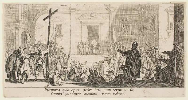 Kristus visas för folket av Jacques Callot