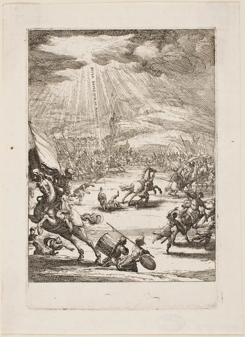 Conversion of St. Paul von Jacques Callot