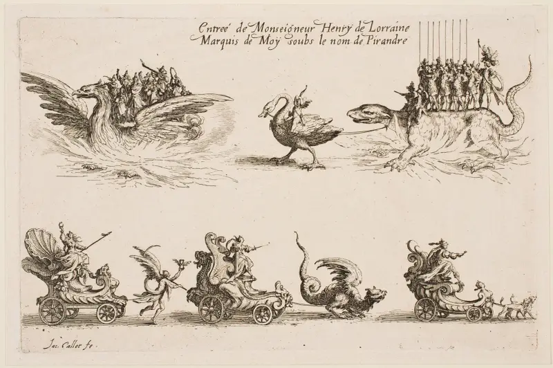 Monseigneur Henry de Lorraines intåg av Jacques Callot