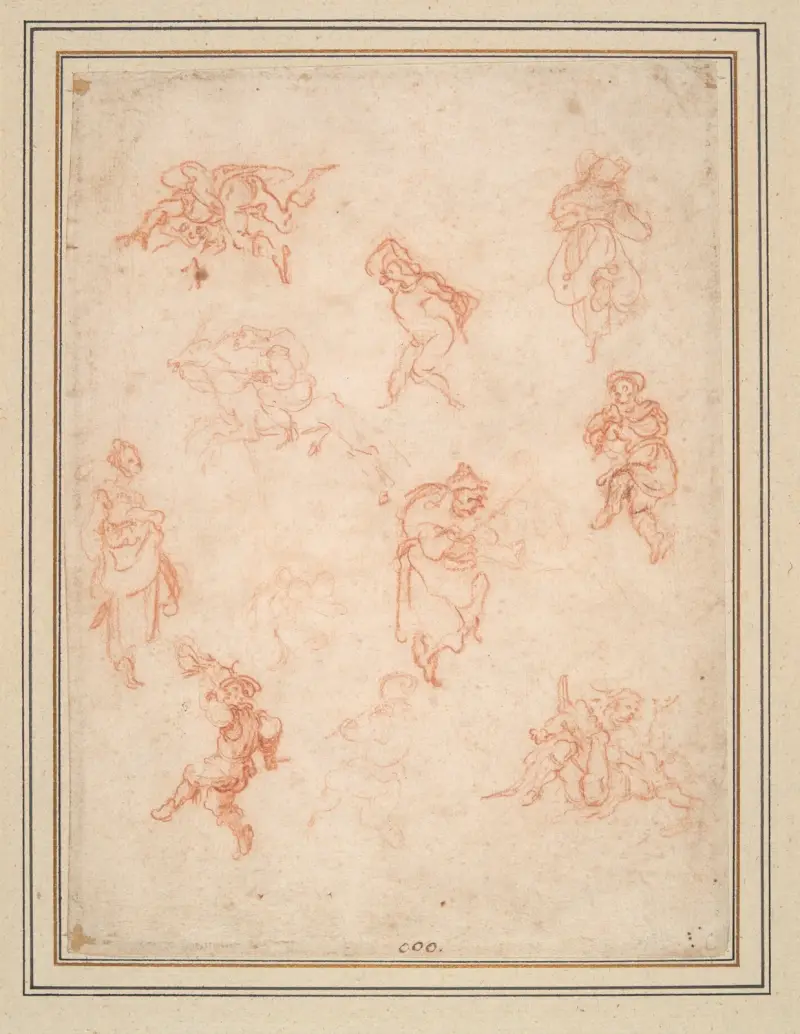 Figurstudier av Jacques Callot