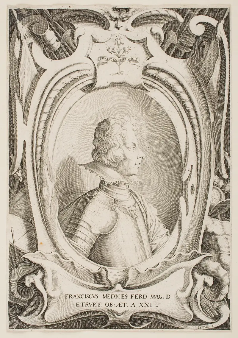 Francois de Medici av Jacques Callot