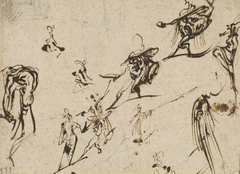 Gobbi and Other Bizarre Figures av Jacques Callot
