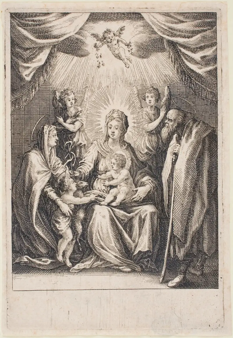 Hylla till den lille Johannes av Jacques Callot