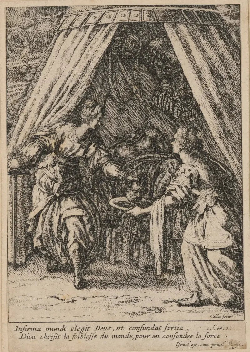 Judith och Holofernes av Jacques Callot
