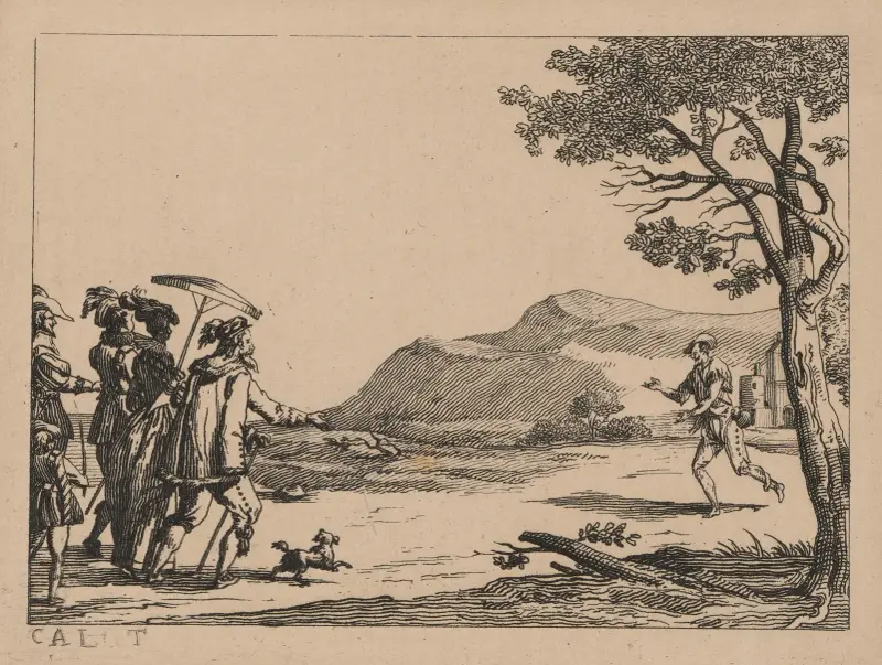 Das Leben des verlorenen Sohnes – Die Rückkehr des verlorenen Sohnes von Jacques Callot