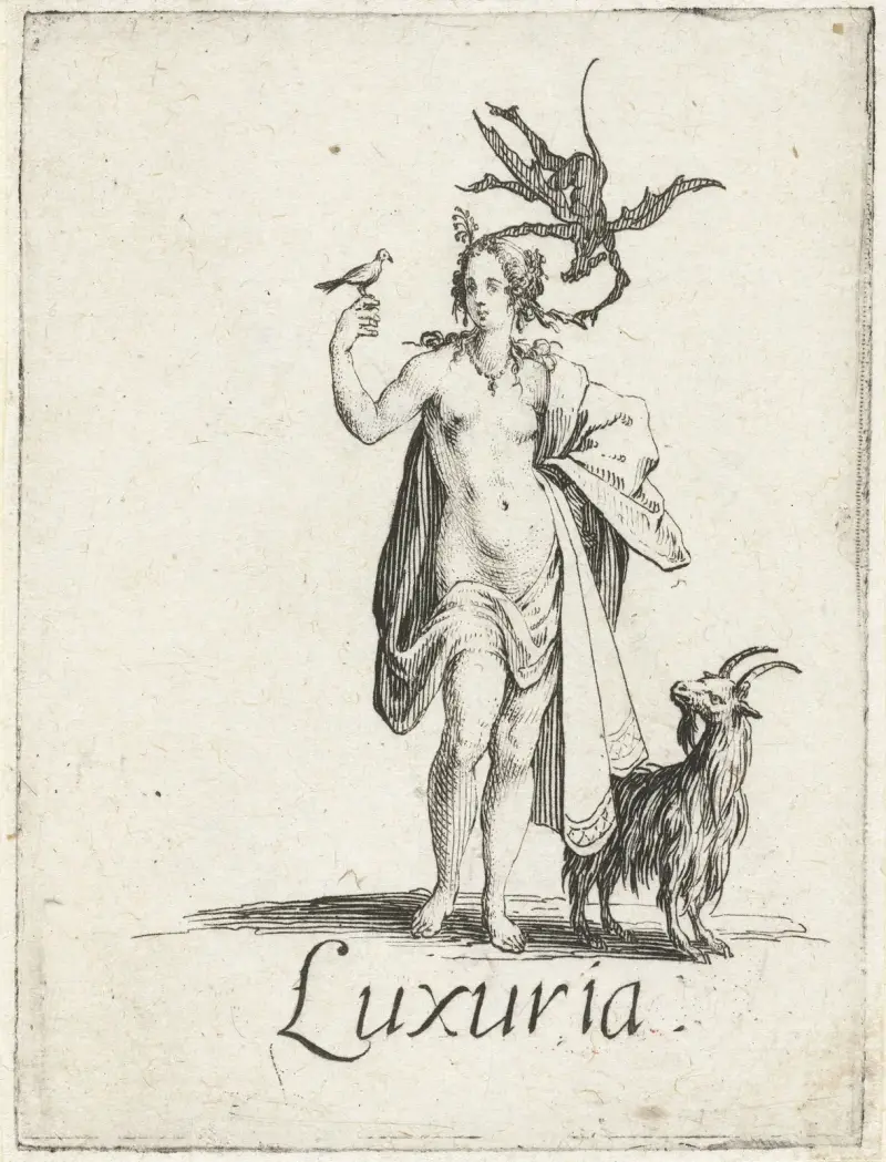 Luxuria (Lust) von Jacques Callot