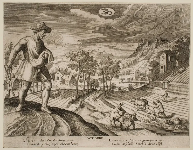 Oktober av Jacques Callot