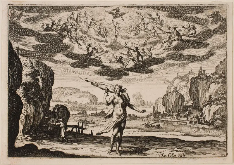 Pandora av Jacques Callot