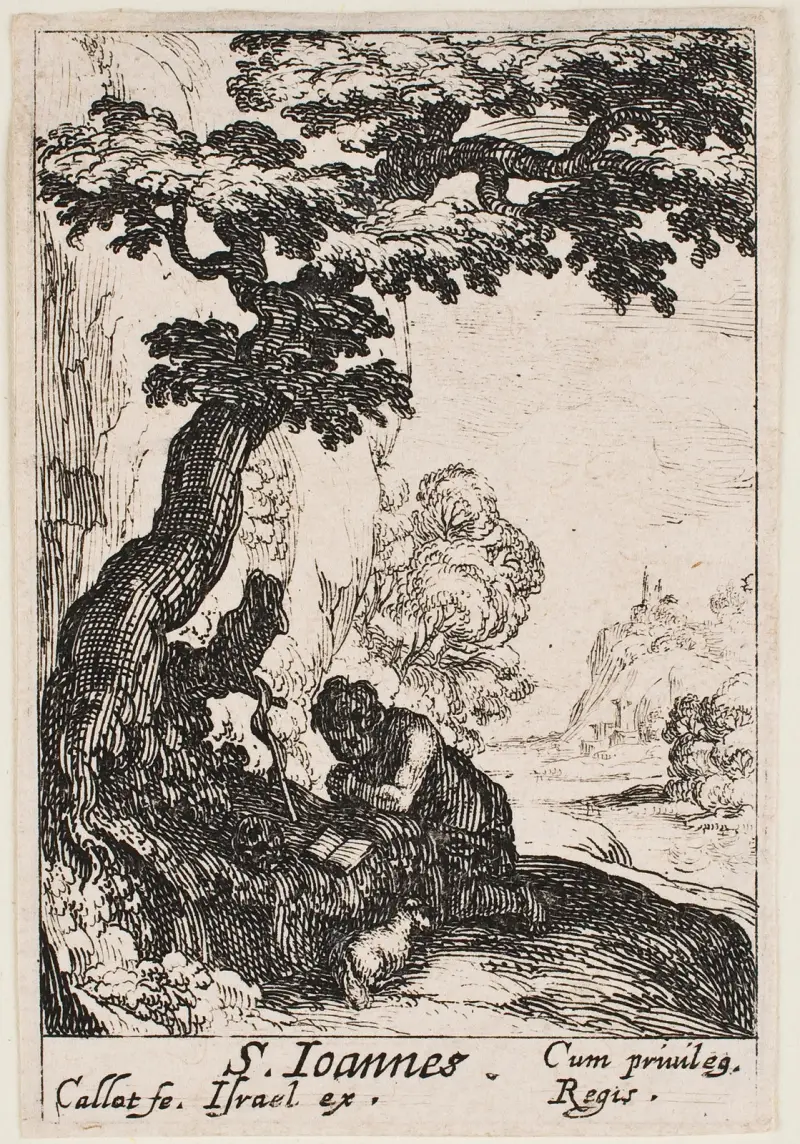 Johannes Döparen av Jacques Callot
