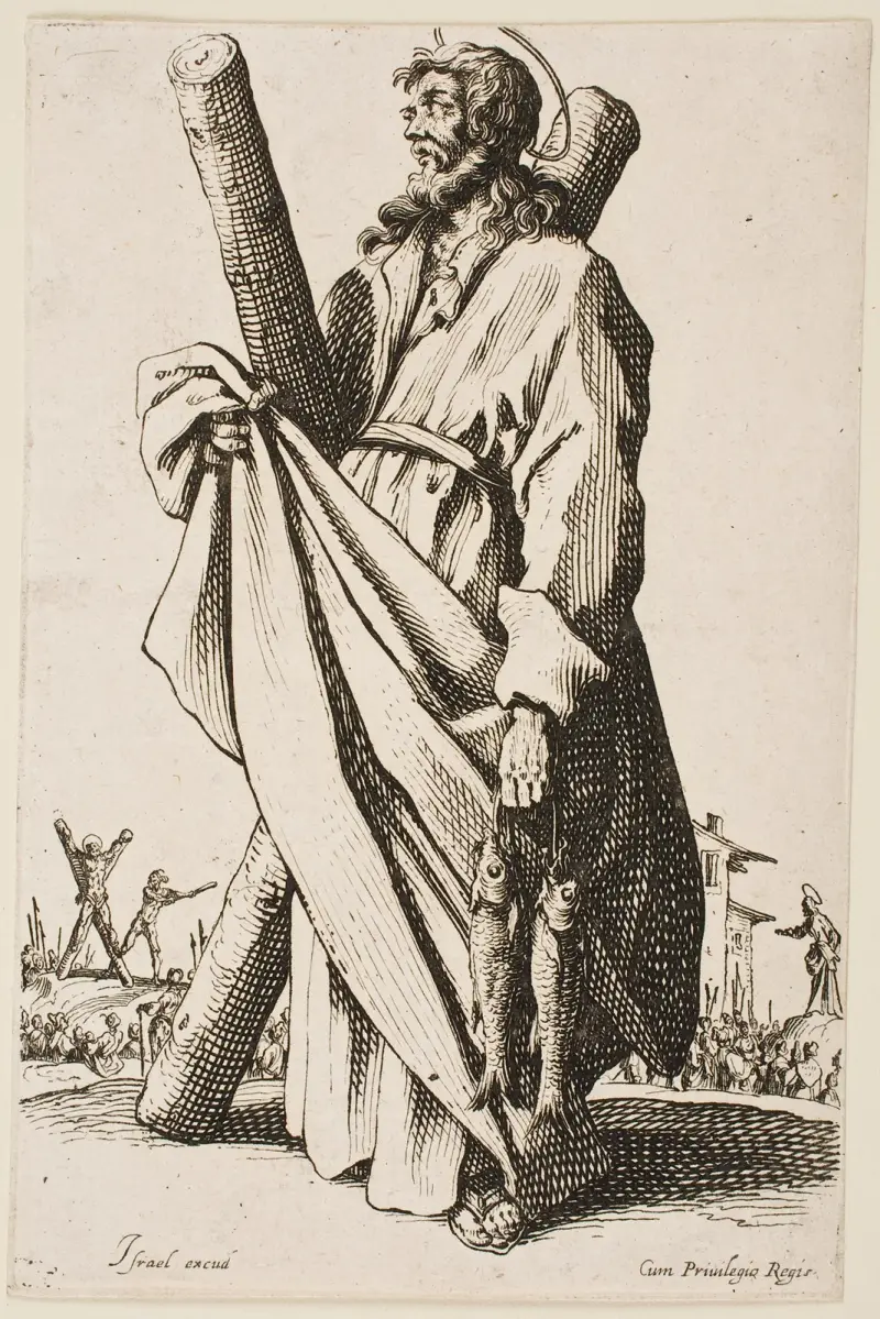Hl. Andreas von Jacques Callot