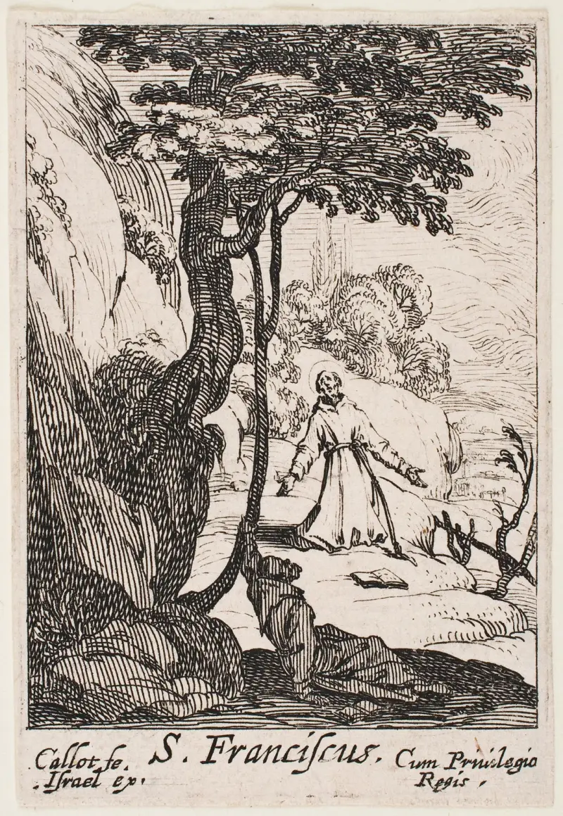 St. Francis av Jacques Callot