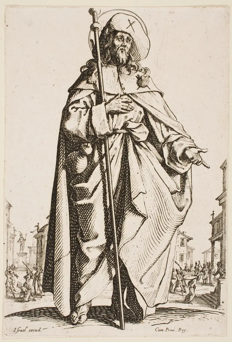 Der heilige Jakobus der Ältere von Jacques Callot