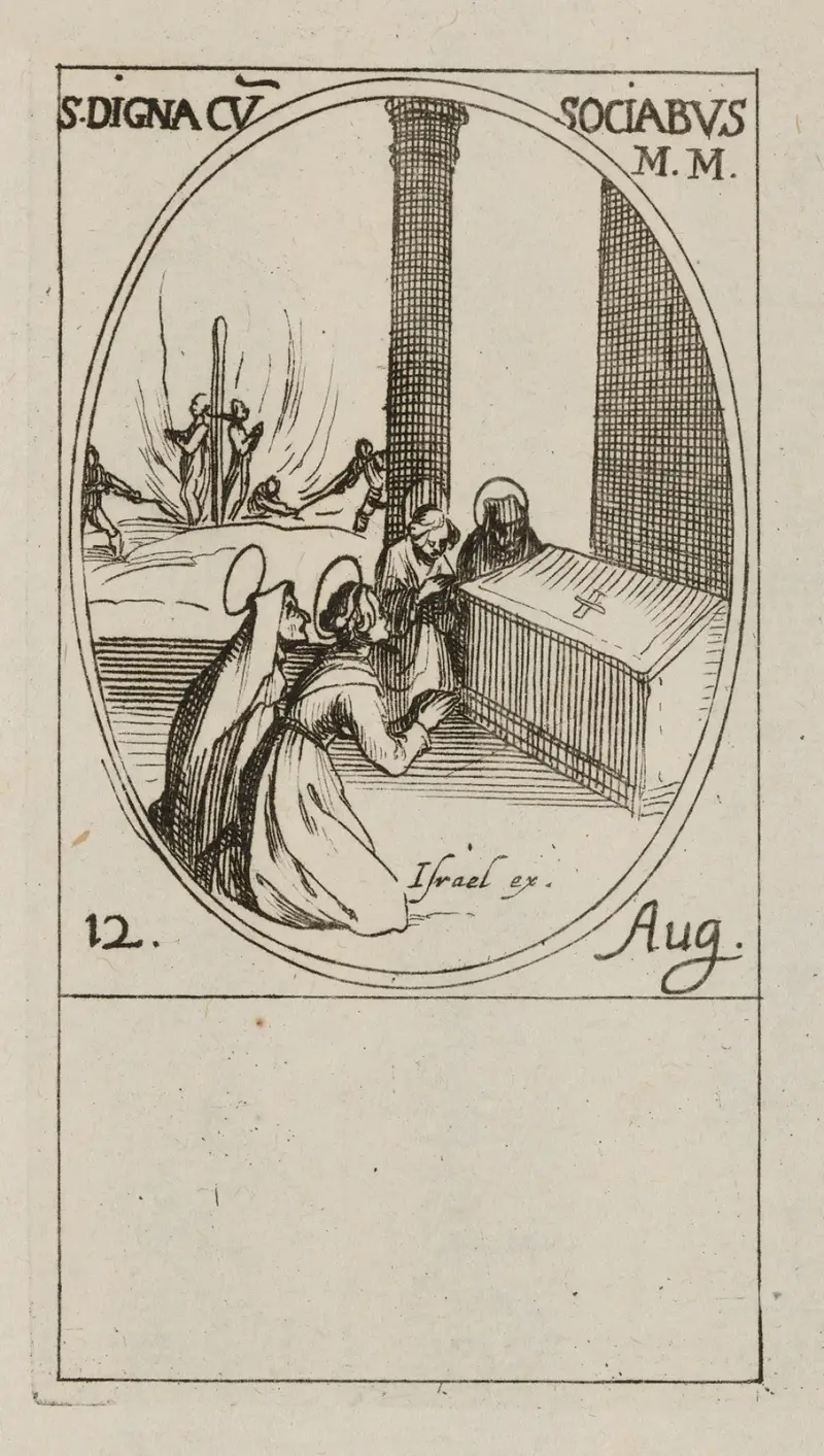St. Jusus. 12 August av Jacques Callot