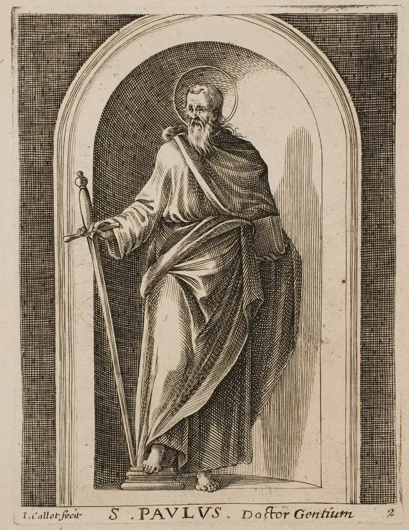 Sankt Paulus av Jacques Callot