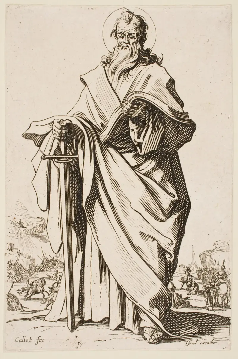 Der heilige Paulus von Jacques Callot