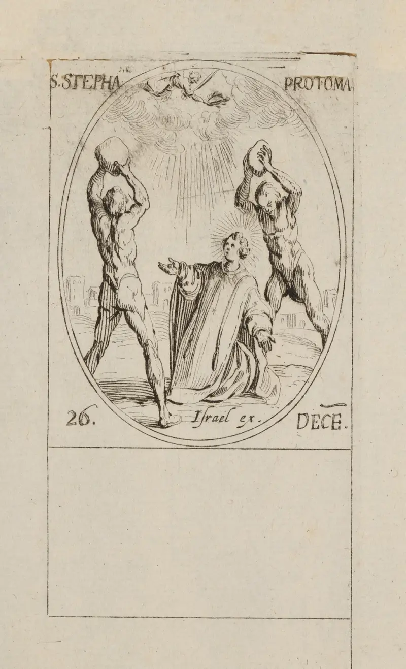 Sankt Stefan Protomartyr. 26 december av Jacques Callot