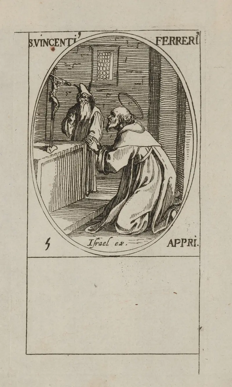 S:t Vincent Ferrer. 5 april av Jacques Callot