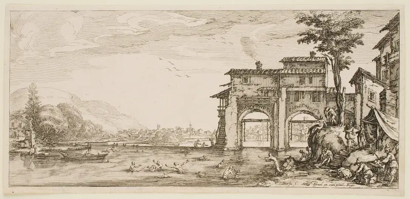 Badarna av Jacques Callot