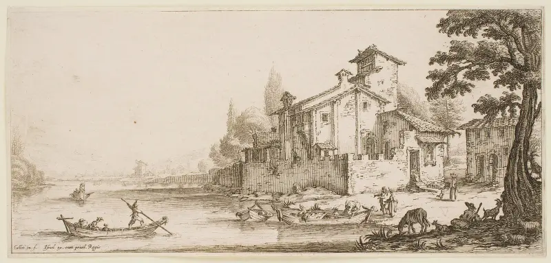 Båtturen av Jacques Callot