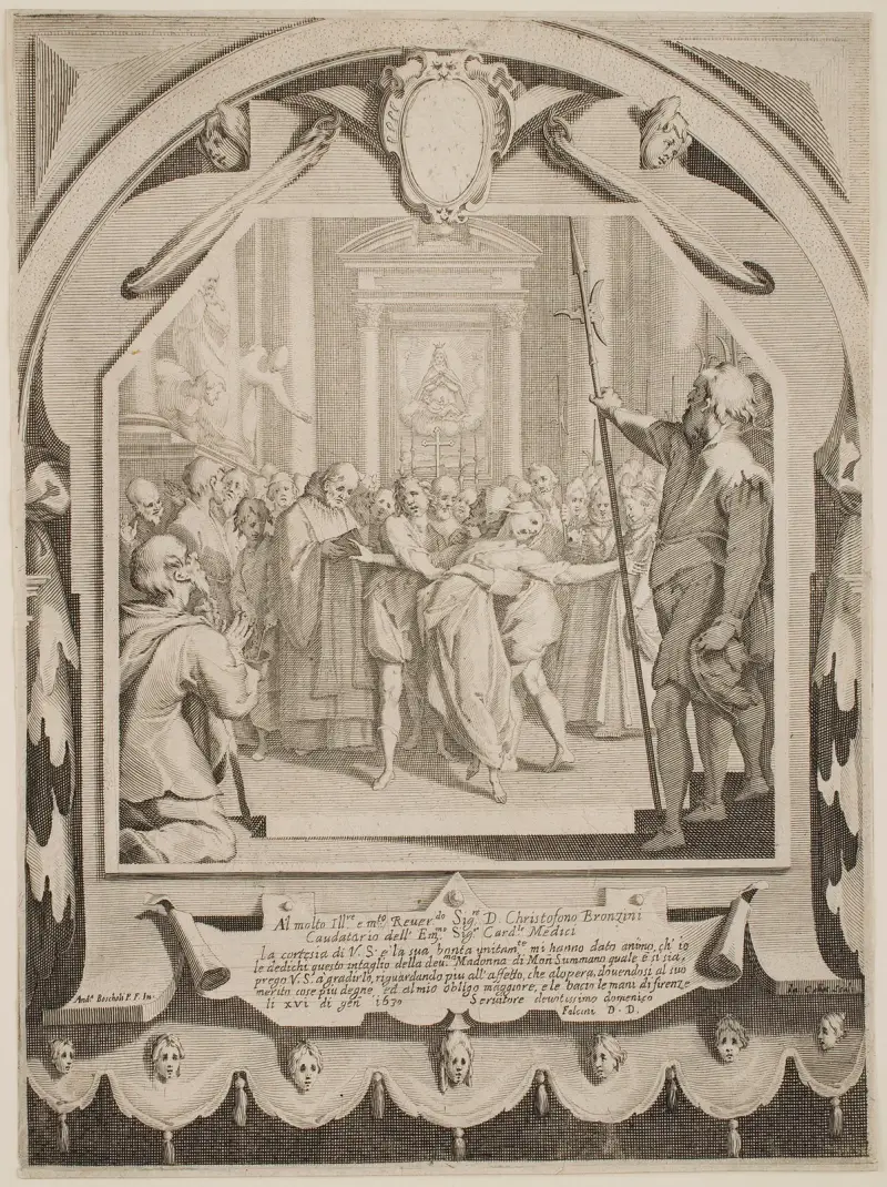 Exorcismen av Jacques Callot