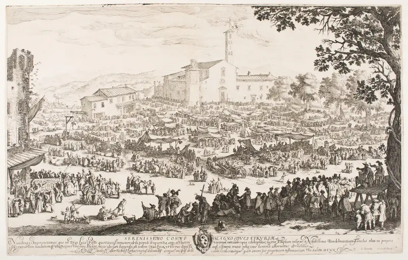 Jarmark w L’Impruneta, Jacques Callot
