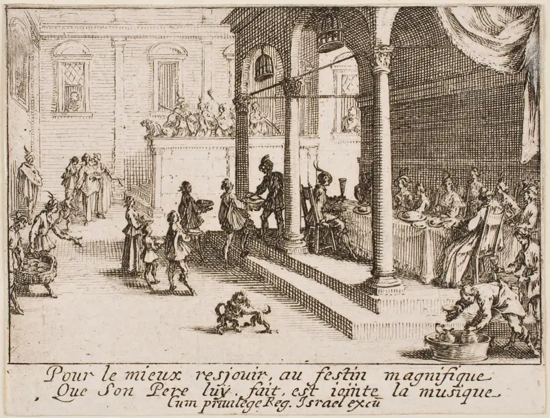 The Feast von Jacques Callot
