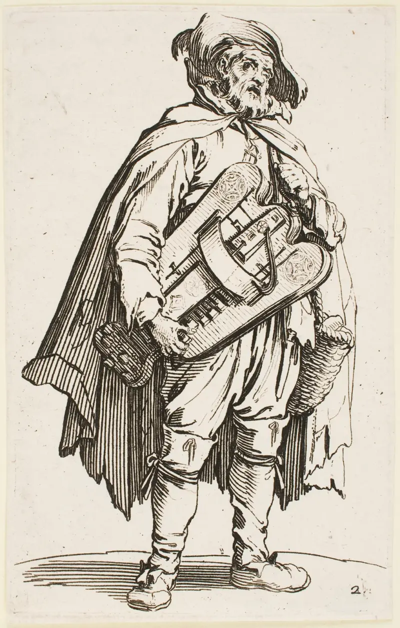 Positivspelaren av Jacques Callot