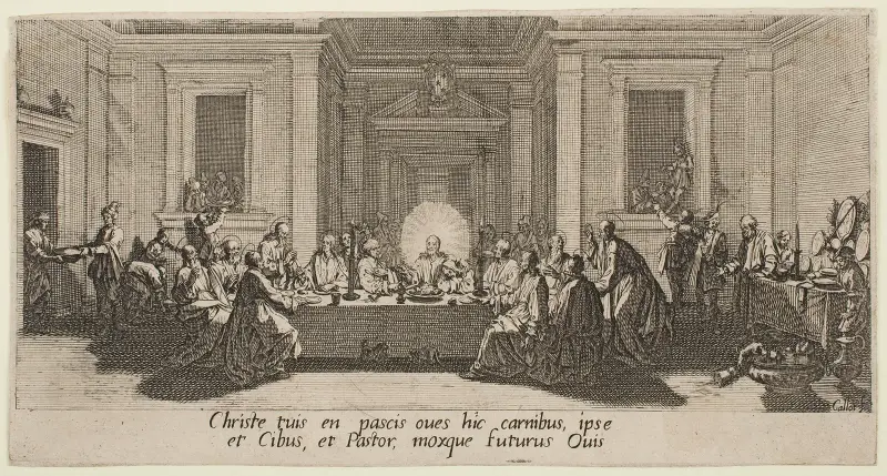 Nattvarden av Jacques Callot