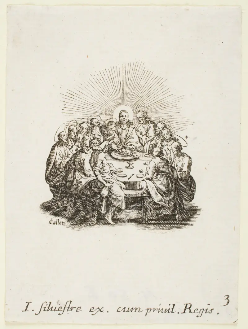 Nattvarden av Jacques Callot