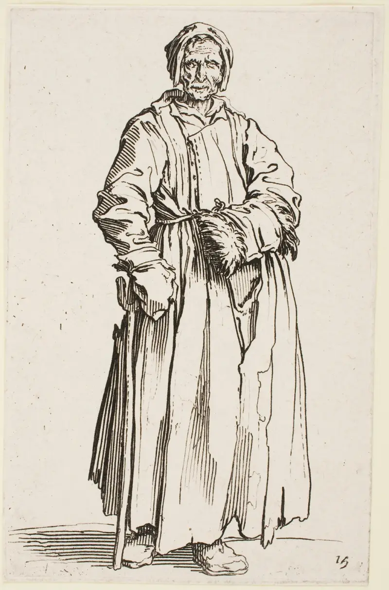 Den enögda kvinnan av Jacques Callot