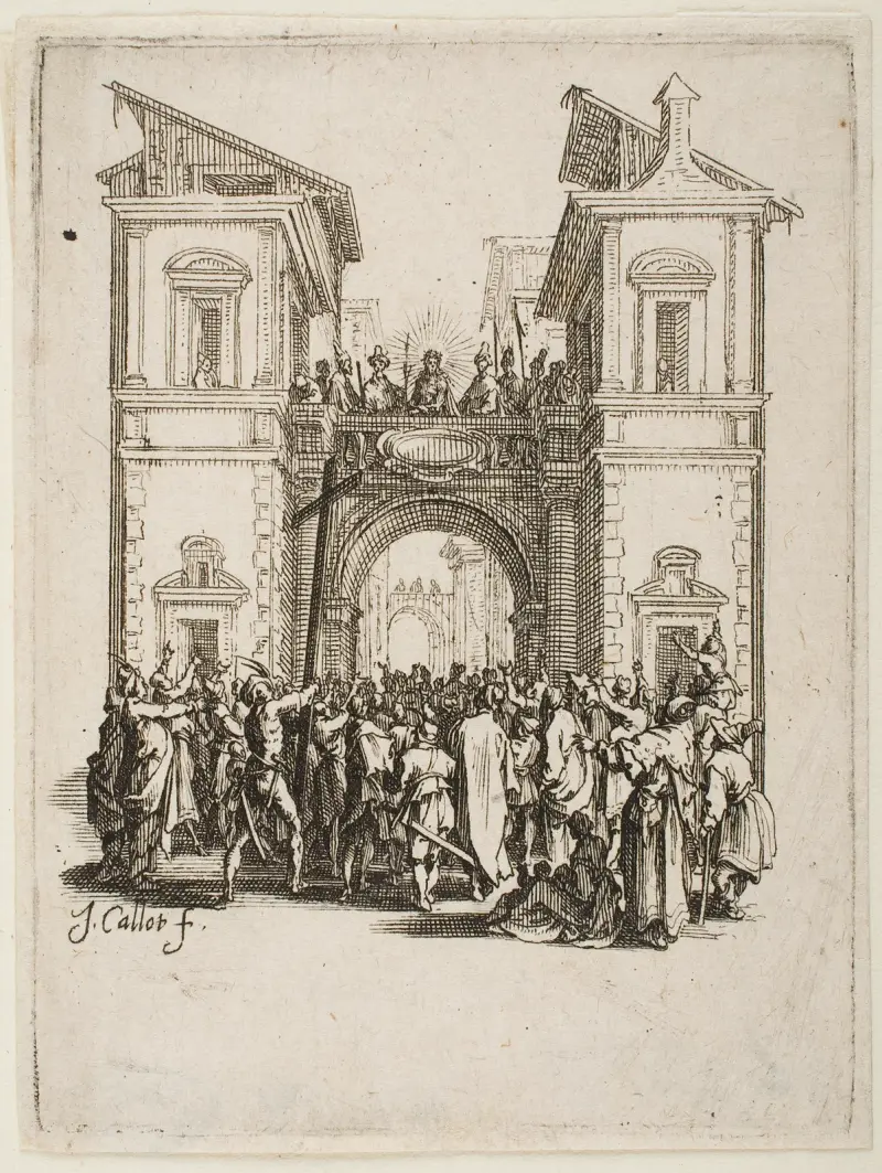 Framställningen för folket av Jacques Callot