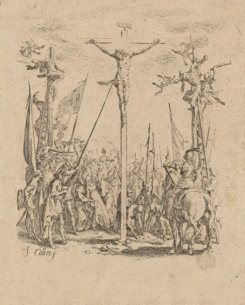 Det lilla lidandet – Sidan genomborras av Jacques Callot