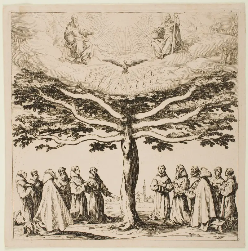 Sankt Franciskus träd av Jacques Callot
