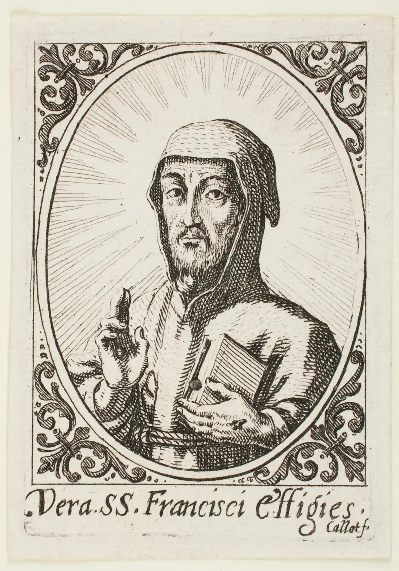 Den sanna bilden av den helige Franciskus av Jacques Callot
