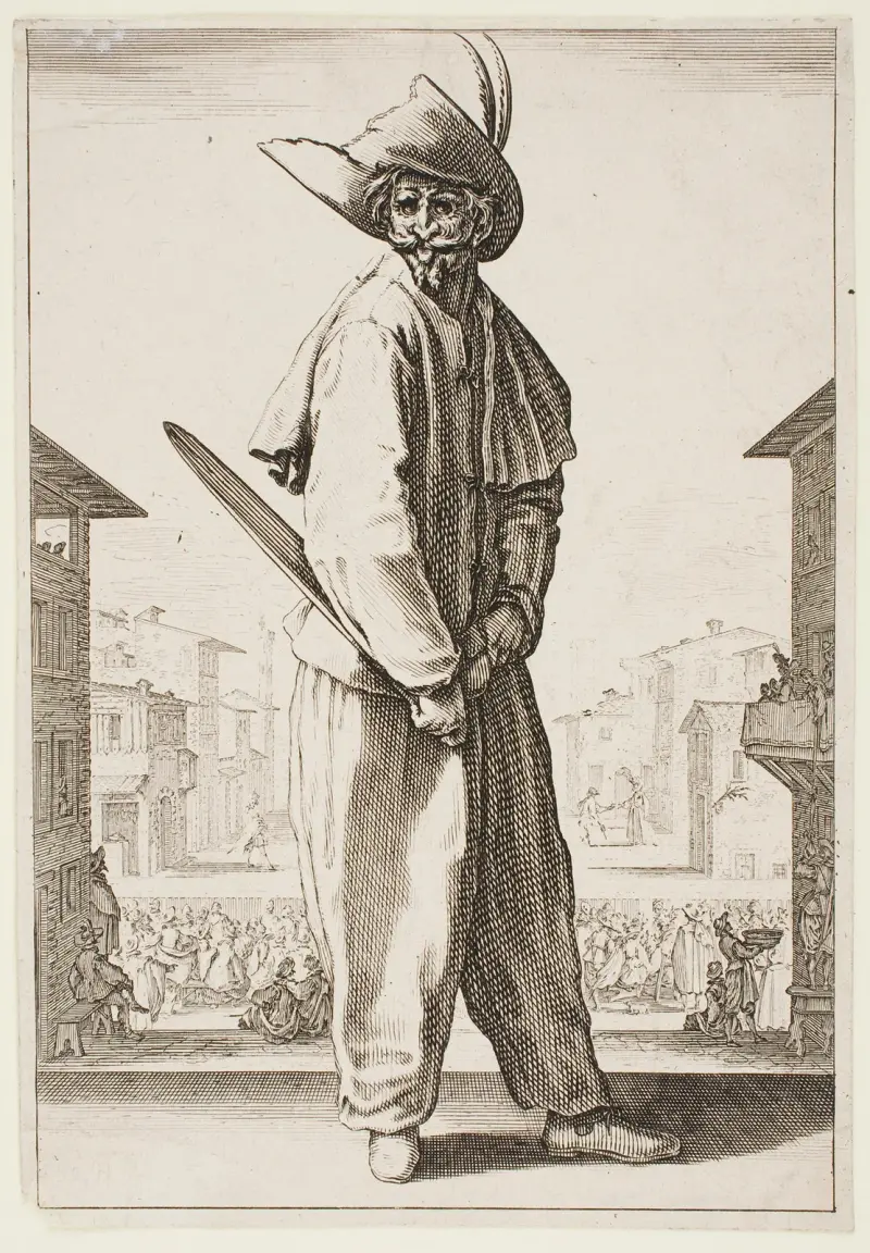 Zanni av Jacques Callot