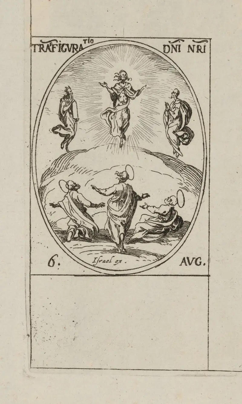 Herrens förklaring. 6 augusti av Jacques Callot