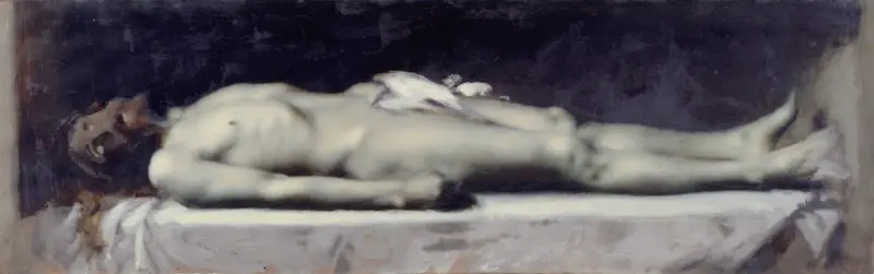 Kristus i graven av Jean-Jacques Henner
