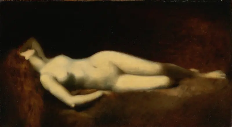 Sovande kvinna av Jean-Jacques Henner
