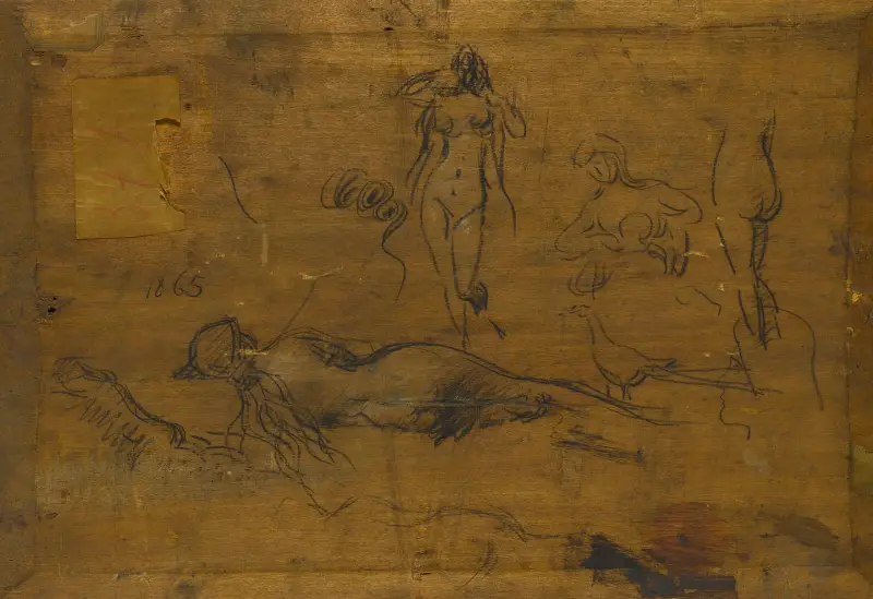 Mädchen mit blauem Band von Jean-Jacques Henner
